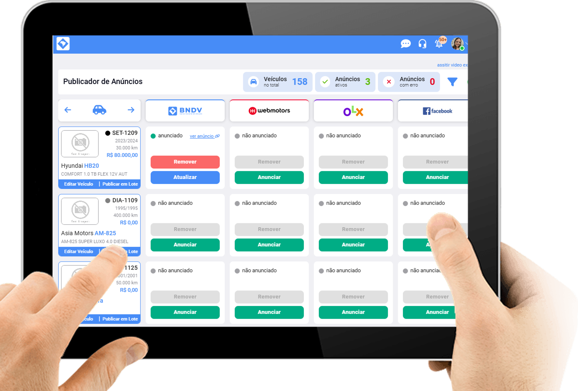 Funções do Banco Nacional de Veículos